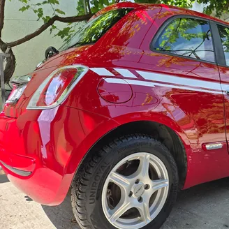 Fiat 500 – kompletna obnova limarije, lakiranje i vinili u autolimarskoj radionici Autokirurgija Omrčen, Osijek (slika 9)