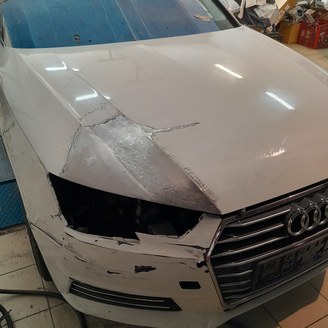 Audi 2 – popravak karoserije i ravnanje šasije u autolimarskoj radionici Autokirurgija Omrčen, Osijek (slika 2)