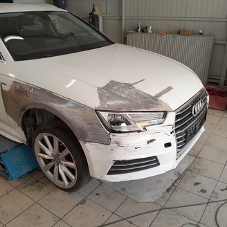 Audi 2 – popravak karoserije i ravnanje šasije u autolimarskoj radionici Autokirurgija Omrčen, Osijek (slika 4)
