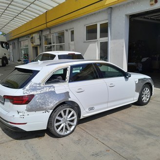 Audi 2 – popravak karoserije i ravnanje šasije u autolimarskoj radionici Autokirurgija Omrčen, Osijek (slika 6)